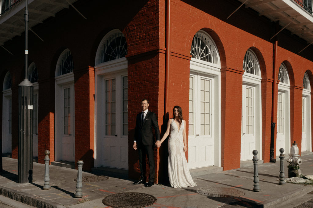Bride and Groom portraits in New Orleans 