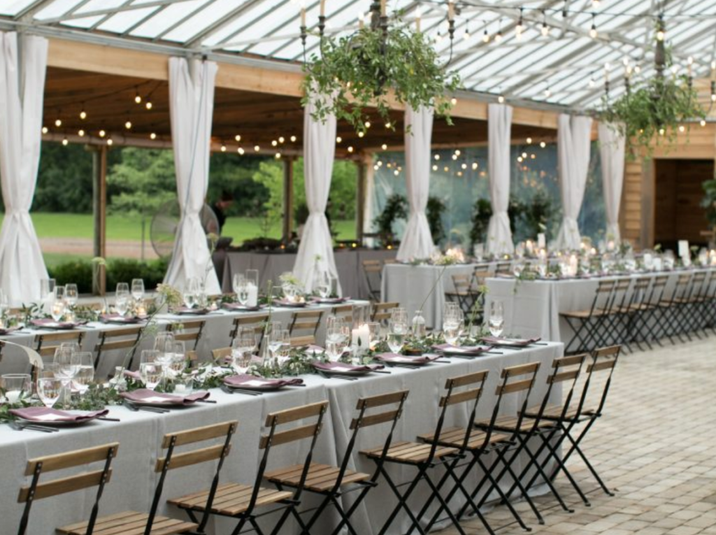 Greenhouse wedding venue in Tennessee 