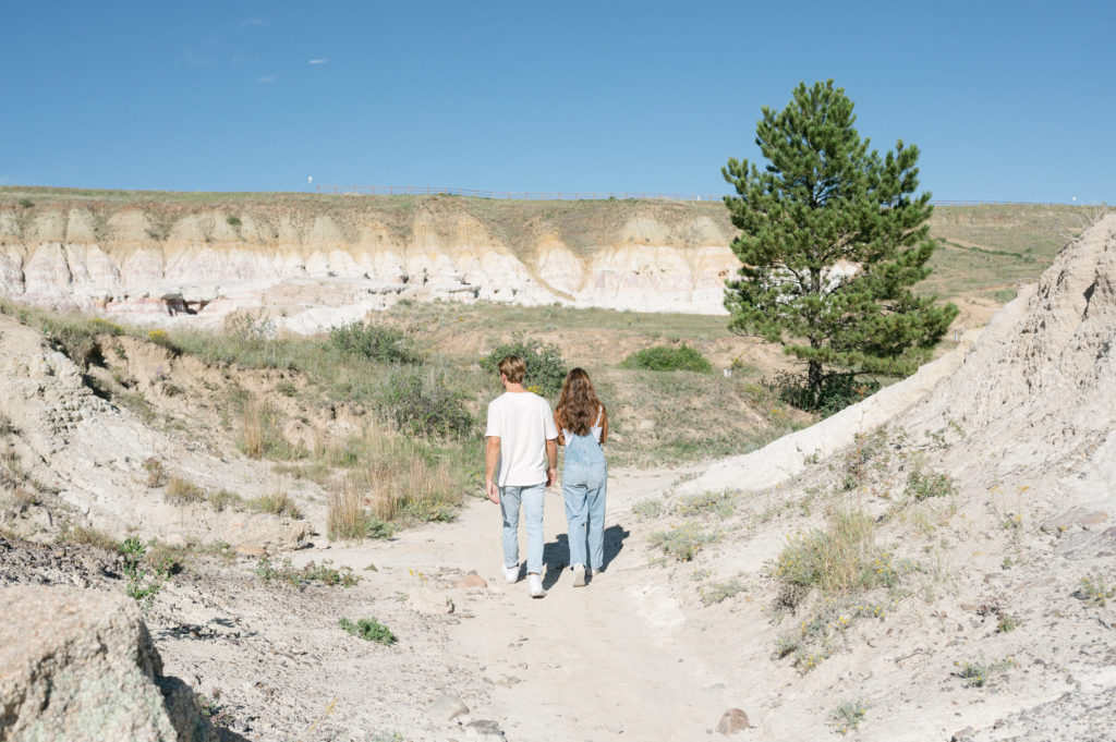 A Colorado couples session at the paint mines 
