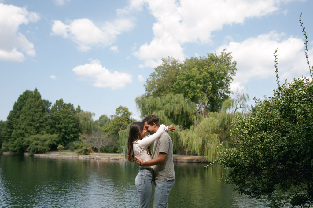 Couples session in Centennial Park in Nashville, Tennessee.
