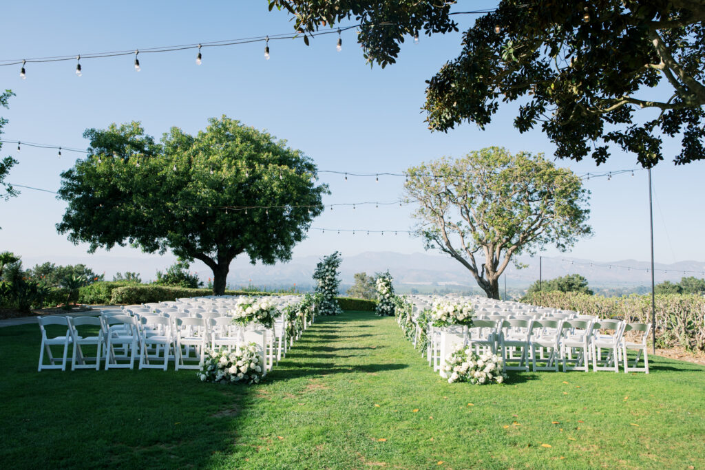 Wedding Ceremony Space at Spanish Hills Club in Camarillo, California