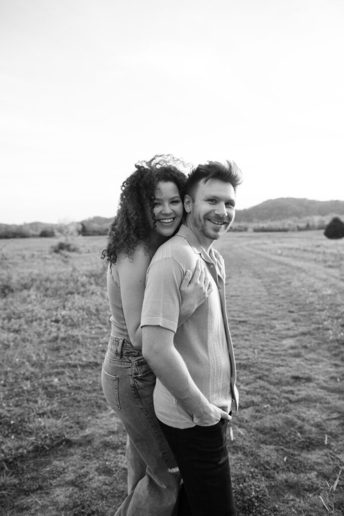 Riley Roth's engagement photos in Nashville, Tennessee 