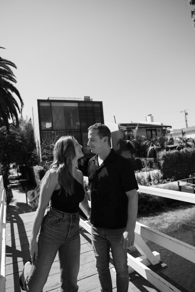 Engagement session in southern California near Venice Beach