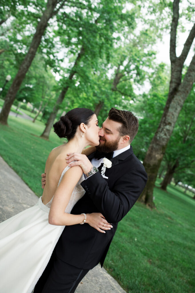 Bride and Groom portraits at The Estate at  Cherokee Dock in Nashville
