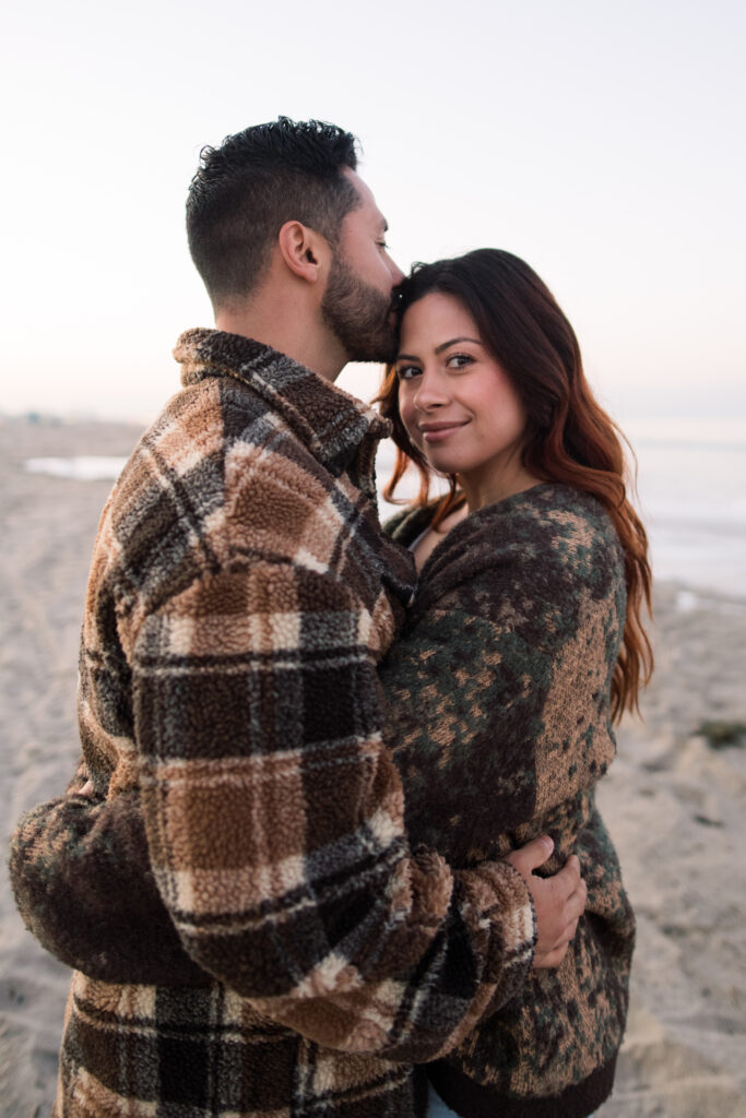 Sunrise session on the Santa Monica Beach 