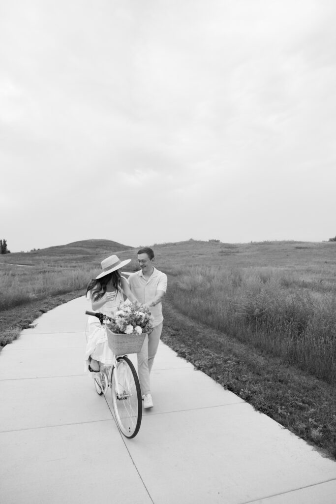 Summertime anniversary session in North Dakota 