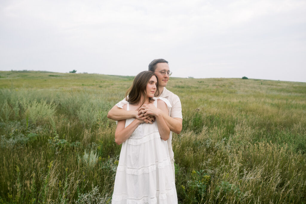 Summertime anniversary session in North Dakota 