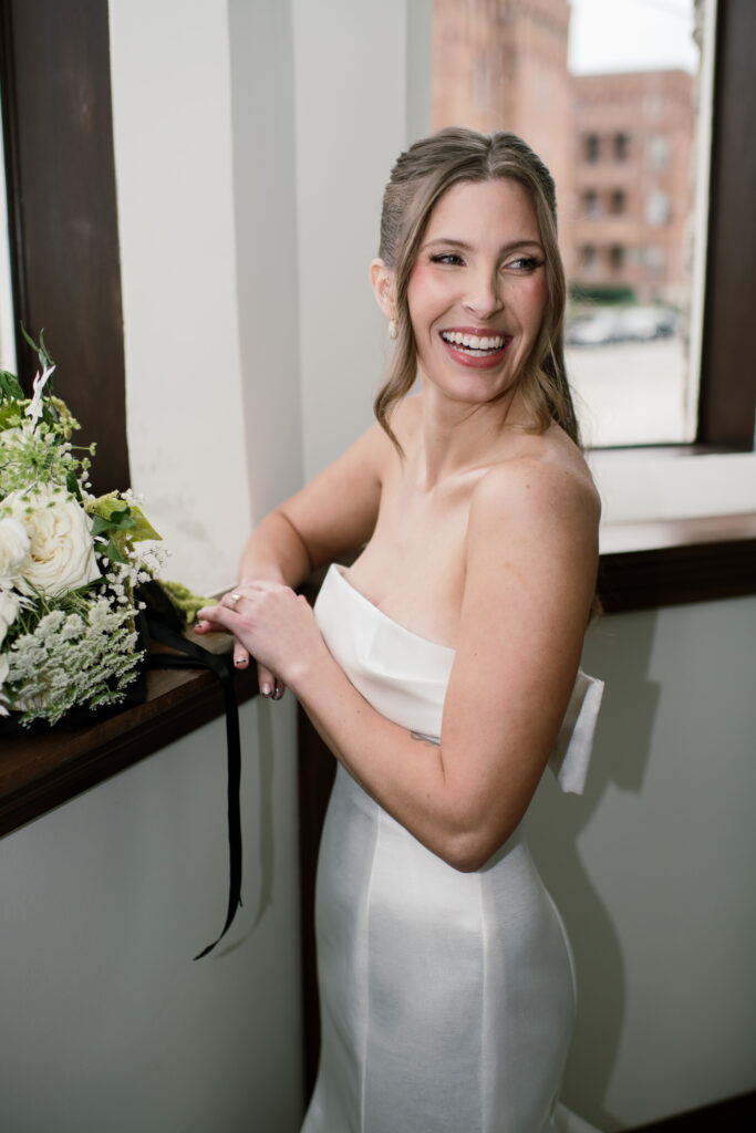 Bridal portraits inside of The Palomar