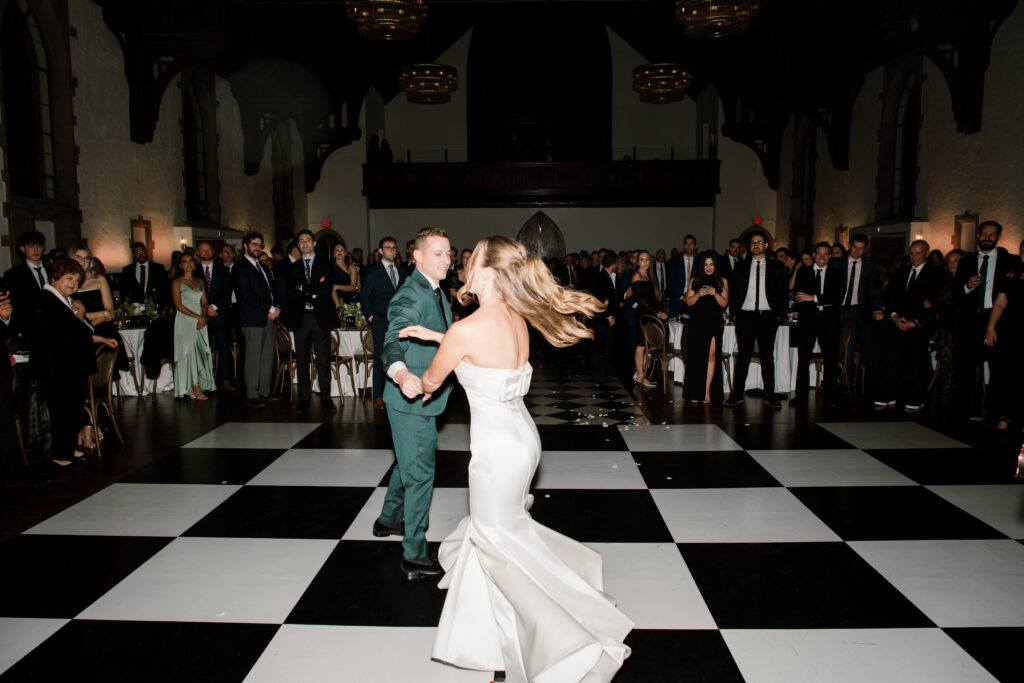 Bride and grooms first dance at The Palomar in Cincinnati, Ohio