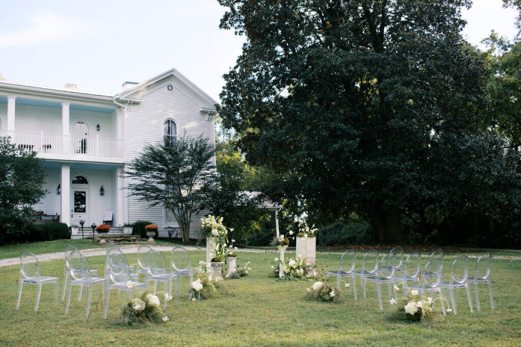 Editorial Wedding Photography ofa micro ceremony setting